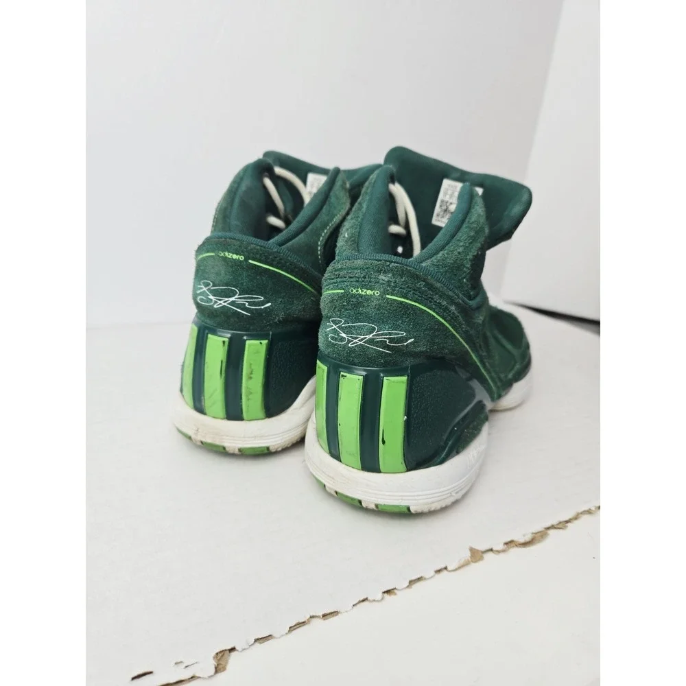 Adidas Men Adizero Derrick Rose 1.5 Restomod Retro Shoe Green suede sz 11‎